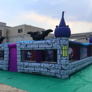 Commercial Inflatable Maze - Witch Castle Open Top - product view 1