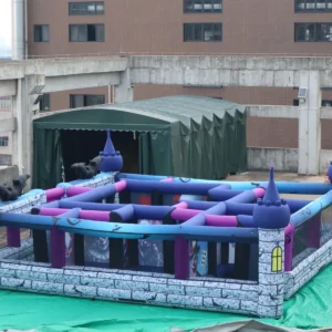 Commercial Inflatable Maze - Witch Castle Open Top - product view 3