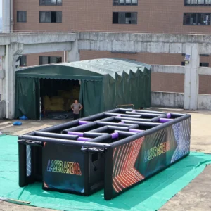 Air Science P173 4x9x2m Laser Arena Removable-Roof Inflatable Maze - product view 1