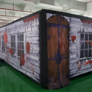 Air Science P174 3x10x2m Gray Haunted Flat-Roof Inflatable Maze - product view 1
