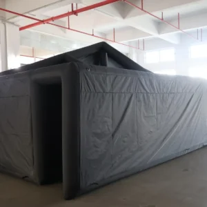 Commercial Inflatable Maze - Black Dual Passage Open Gable Frame - product view 2