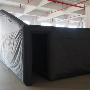 Commercial Inflatable Maze - Black Dual Passage Open Gable Frame - product view 5