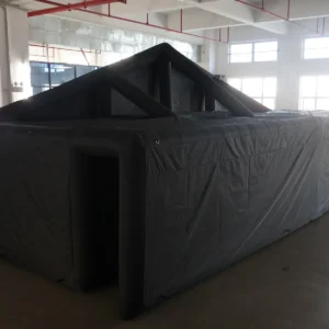 Commercial Inflatable Maze - Black Dual Passage Open Gable Frame - product view 1