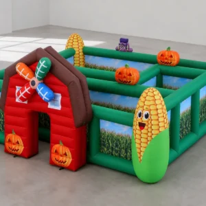 Commercial Inflatable Maze - Corn Harvest Barn Open Top - product view 3