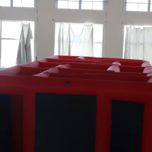 Commercial Inflatable Maze - Red Black Dual Passage Open Top - product view 5