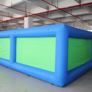 Commercial Inflatable Maze - Blue Lime Narrow Open Top - product view 4