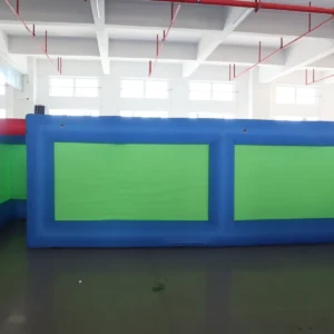 Commercial Inflatable Maze - Blue Lime Narrow Open Top - product view 2