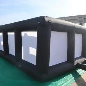 Commercial Inflatable Maze - Black White Panel Open Top - product view 3