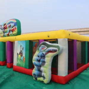 Commercial Inflatable Maze - Easter Roof Lattice - product view 5