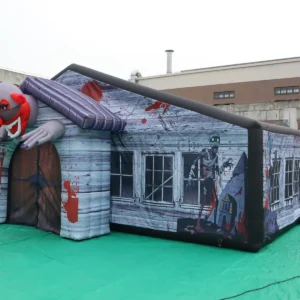 Air Science 8x8x2 commercial inflatable haunted-clown roofed maze - product view 3