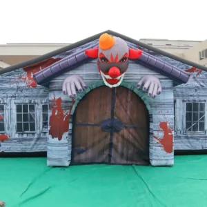 Air Science 8x8x2 commercial inflatable haunted-clown roofed maze - product view 1