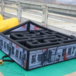 Air Science 8x8x2 commercial inflatable haunted-clown roofed maze - product view 4