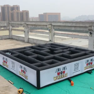 Air Science 10x10x2 black/white printed commercial inflatable maze - product view 4
