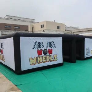 Air Science 10x10x2 black/white printed commercial inflatable maze - product view 2