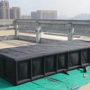 Air Science 6x15x2.5 plain black long commercial inflatable maze - product view 4