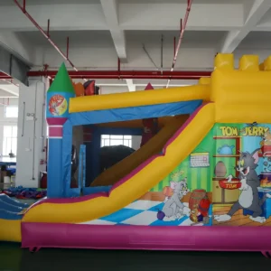Air Science 4x5 cartoon castle slide bouncer - product view 5