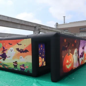 Air Science 6x20x2 Halloween-print long open inflatable maze - product view 2