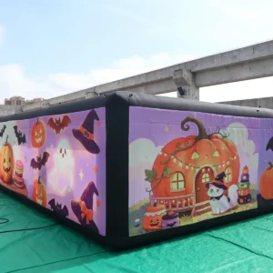 Air Science 6x20x2 Halloween-print long open inflatable maze - product view 5
