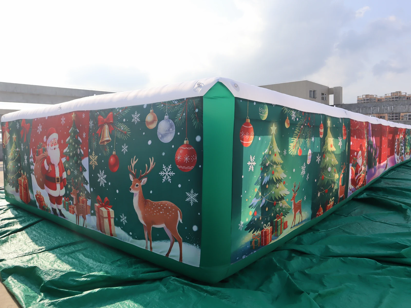 Air Science 6x20x2 Christmas-print long commercial inflatable maze - product view 1