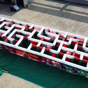 Air Science 6x20x2 Christmas-print long commercial inflatable maze - product view 5