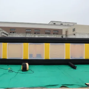 Air Science 10x10x2 yellow/black mesh-wall commercial inflatable maze - product view 5