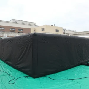 Air Science 10x10x2 plain black open-top commercial inflatable maze - product view 5