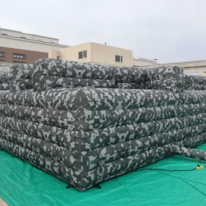 Air Science 8x10x2 gray camouflage low-wall commercial inflatable maze - product view 3