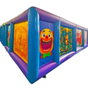 Commercial Inflatable Maze - Purple Carnival Open Top Maze - product view 4