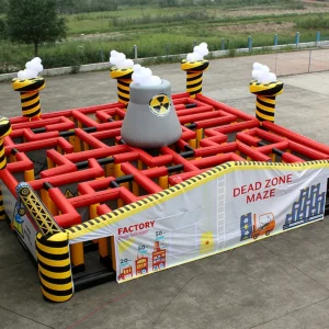 Commercial Inflatable Maze - Industrial Dead Zone Open Top Maze - product view 2
