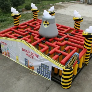 Commercial Inflatable Maze - Industrial Dead Zone Open Top Maze - product view 1