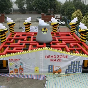 Commercial Inflatable Maze - Industrial Dead Zone Open Top Maze - product view 3