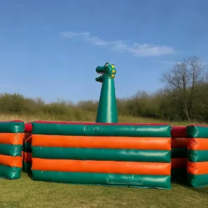 Commercial Inflatable Maze - Circular Dinosaur Radial Maze - product view 4