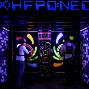 Commercial Inflatable Maze - Sci-Fi Laser Maze - product view 4