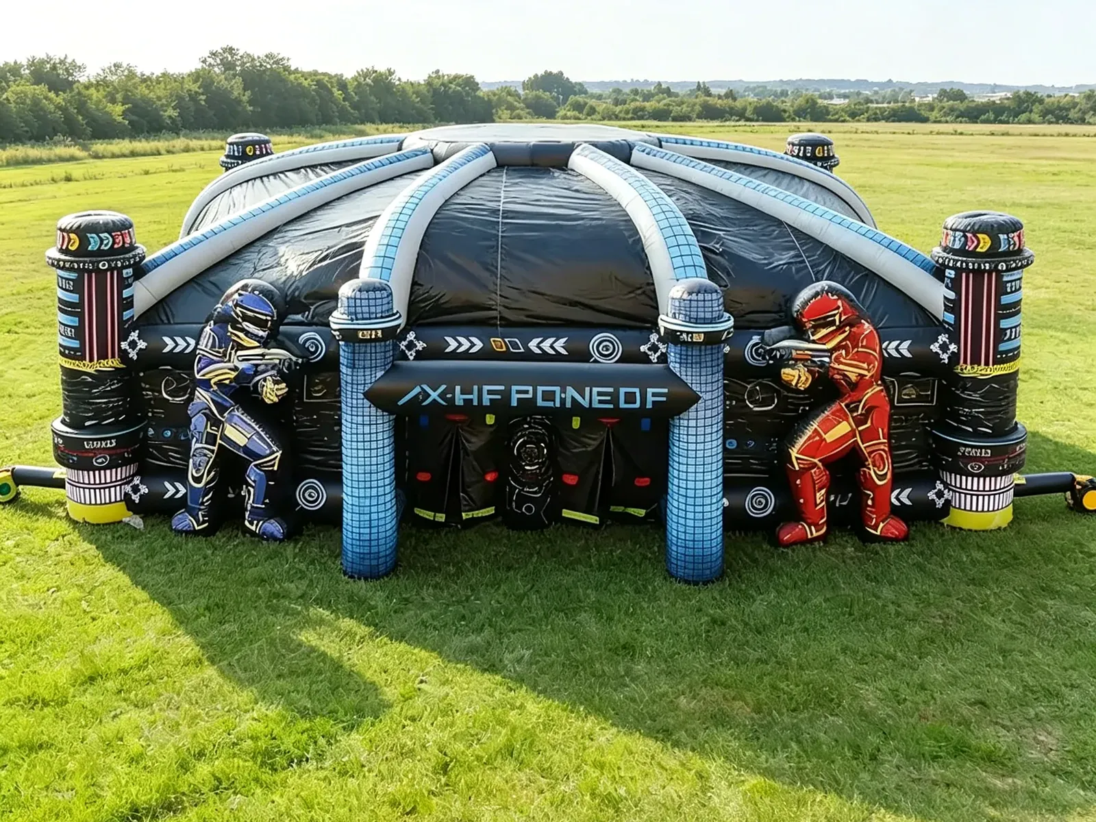 Commercial Inflatable Maze - Covered Sci-Fi Dome Maze - product view 1
