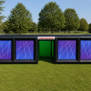Commercial Inflatable Maze - Laser Theme Open Top - product view 2