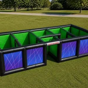 Commercial Inflatable Maze - Laser Theme Open Top - product view 3