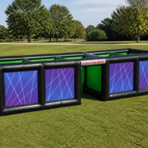 Commercial Inflatable Maze - Laser Theme Open Top - product view 1