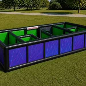 Commercial Inflatable Maze - Laser Theme Open Top - product view 4