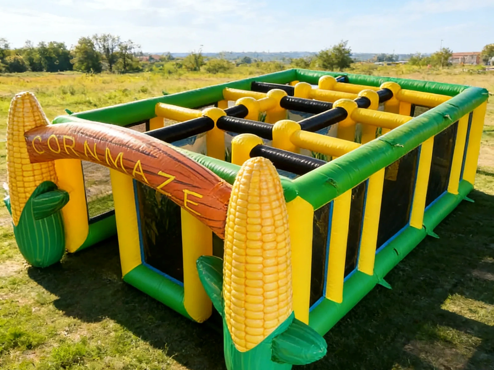 Commercial Inflatable Maze - Corn Open Top Maze - product view 1