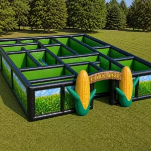 Commercial Inflatable Maze - Corn Theme Open Top - product view 3