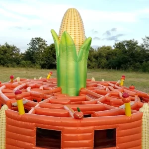 Commercial Inflatable Maze - Circular Corn Radial Maze - product view 1