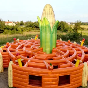 Commercial Inflatable Maze - Circular Corn Radial Maze - product view 3
