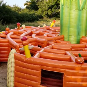 Commercial Inflatable Maze - Circular Corn Radial Maze - product view 5