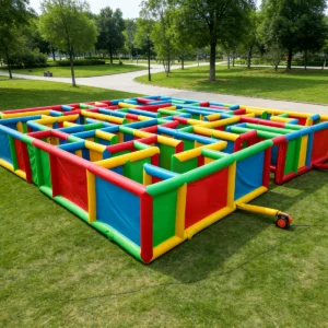 Commercial Inflatable Maze - Primary Color Open Top - product view 4