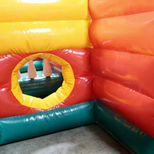 Commercial Inflatable Maze - Orange Blue Obstacle Open Top - product view 2