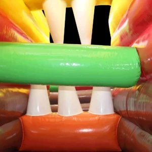 Commercial Inflatable Maze - Red Green Obstacle Open Top - product view 4